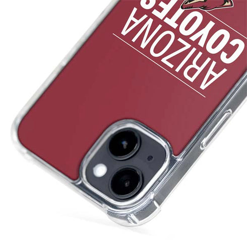 NHL Arizona Coyotes Lineup iPhone 15 Plus MagSafe Case